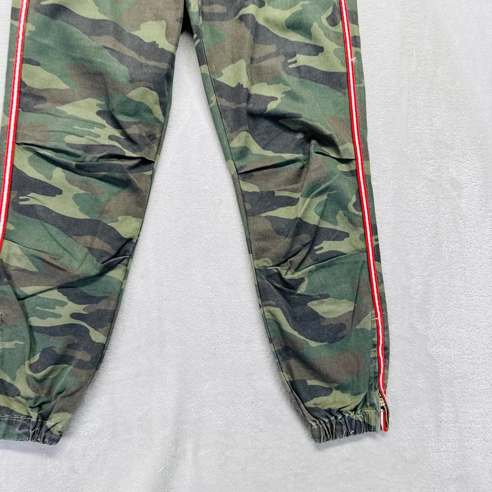 Sundry Camouflage Joggers with Red Stripe - Picture 3 of 15